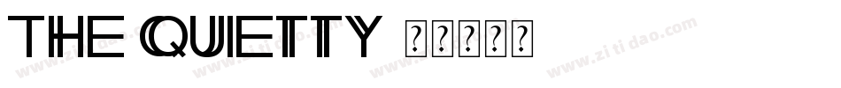 The Quietty字体转换